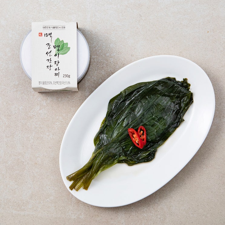 인지도 있는 맥 조선간장 명이 장아찌, 230g, 1통 ···