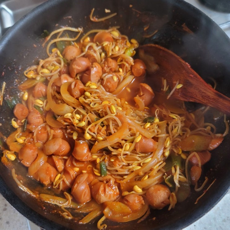  백종원 소시지콩나물찜 해물찜맛