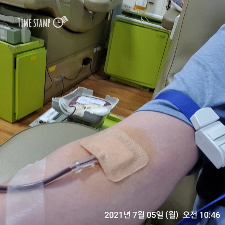 [헌혈기록] 나의 20번째 헌혈 &lt;전혈&gt; 헌혈 기념품이 두 개