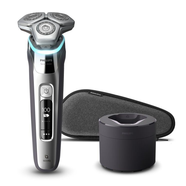 후기가 좋은 필립스 SkinIQ 9000 시리즈 전기면도기, S9985/50, 크롬 실버 좋아요 후기가 좋은 필립스 SkinIQ 9000 시리즈 전기면도기, S9985/50, 크롬 실버 좋아요