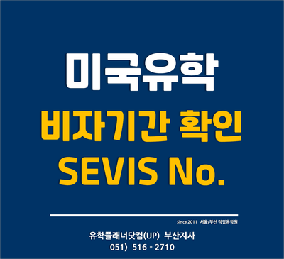  [미국유학] 미국학생비자 기간 및 SEVIS No.(세비스넘버,아이디) 확인