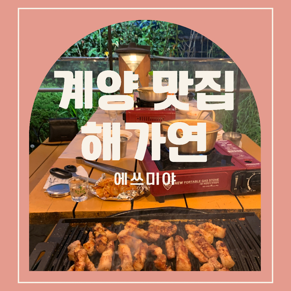  [계양 맛집] 계양산 아라뱃길 인근 야외 바베큐 캠핑장 해가연