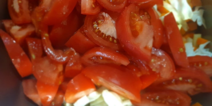 [아침 메뉴] 소고기 토마토 야채수프