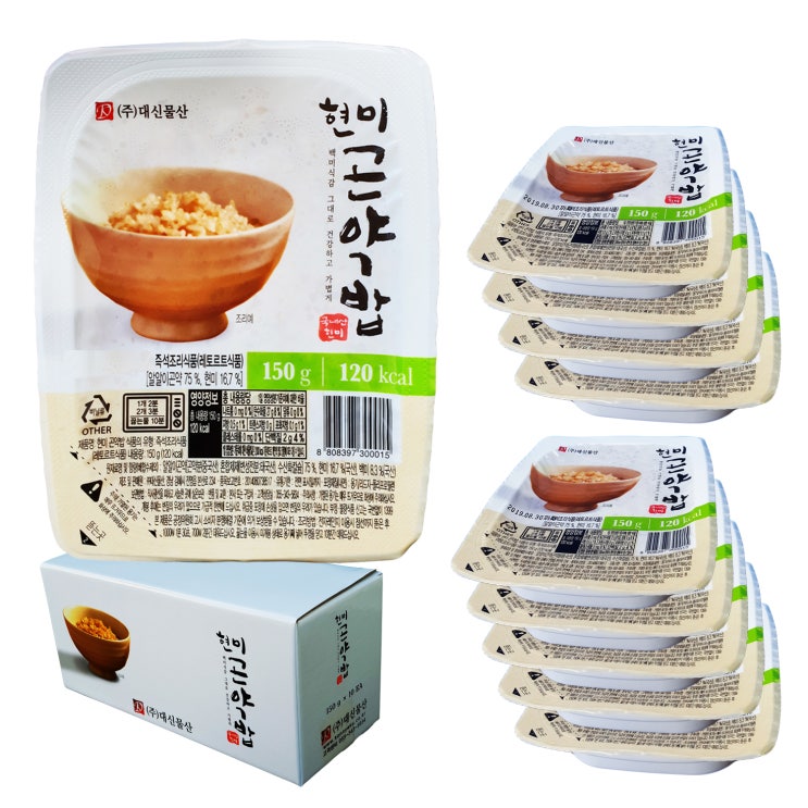 선택고민 해결 대신곤약 즉석 현미곤약밥, 150g, 10개 추천합니다