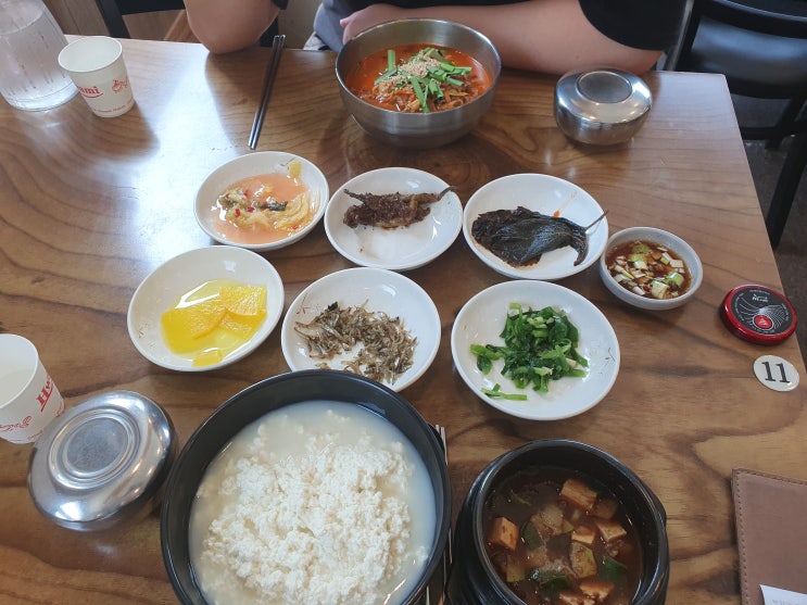  속초 동화가든에서 먹고 온 짬뽕순두부!