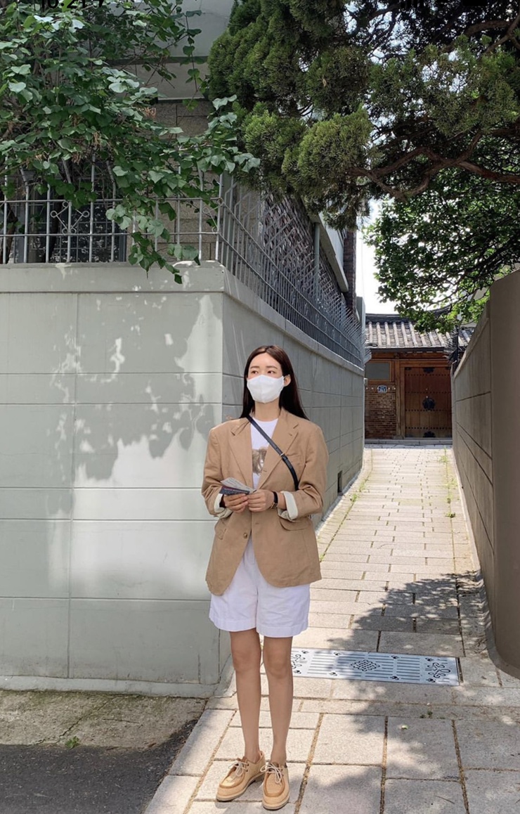  차정원 베이지로퍼(파라부트 더비슈즈 ) paraboot michael fraphia