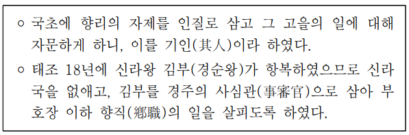  기인 제도와 사심관 제도의 공통점