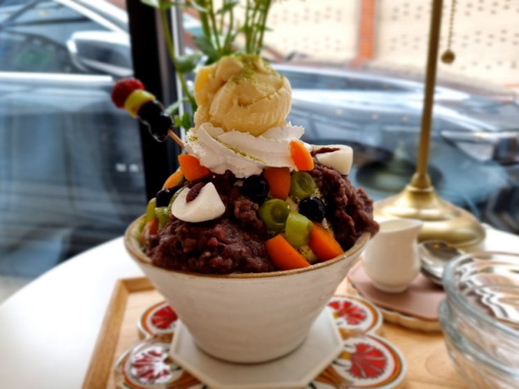  대구 달서구 빙수맛집 상인동 마마다이닝 팥빙수