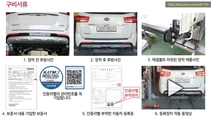  분당 PDR 큐브랙 견인장치 히치타입 소개_현대자동차편