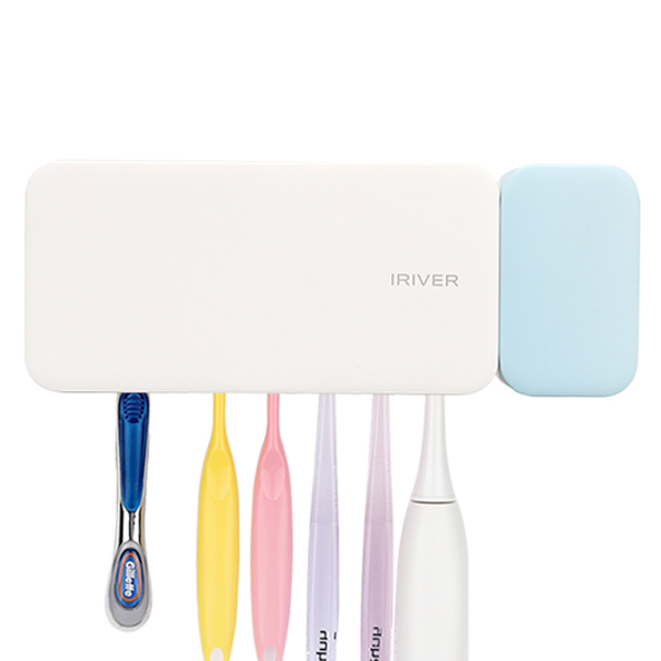  후기가 정말 좋은 아이리버 배터리팩 분리 UV LED 무선 칫솔살균기 TM-8300W, 프레쉬블루 ···