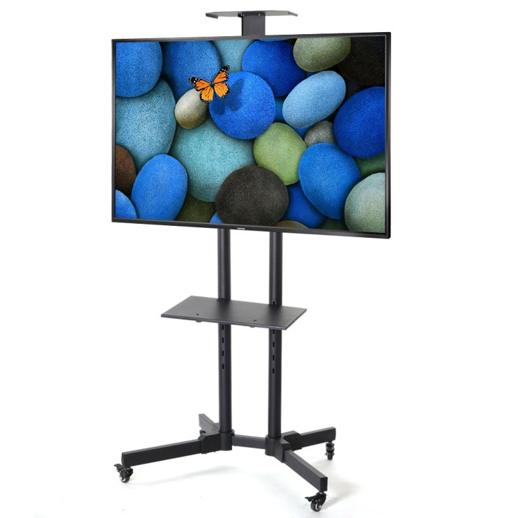  잘나가는 정수생활건강 이동식 TV스탠드 거치대 삼성 LG TV 일반브랜드 32~70인치 프리미엄, 기본형 ···
