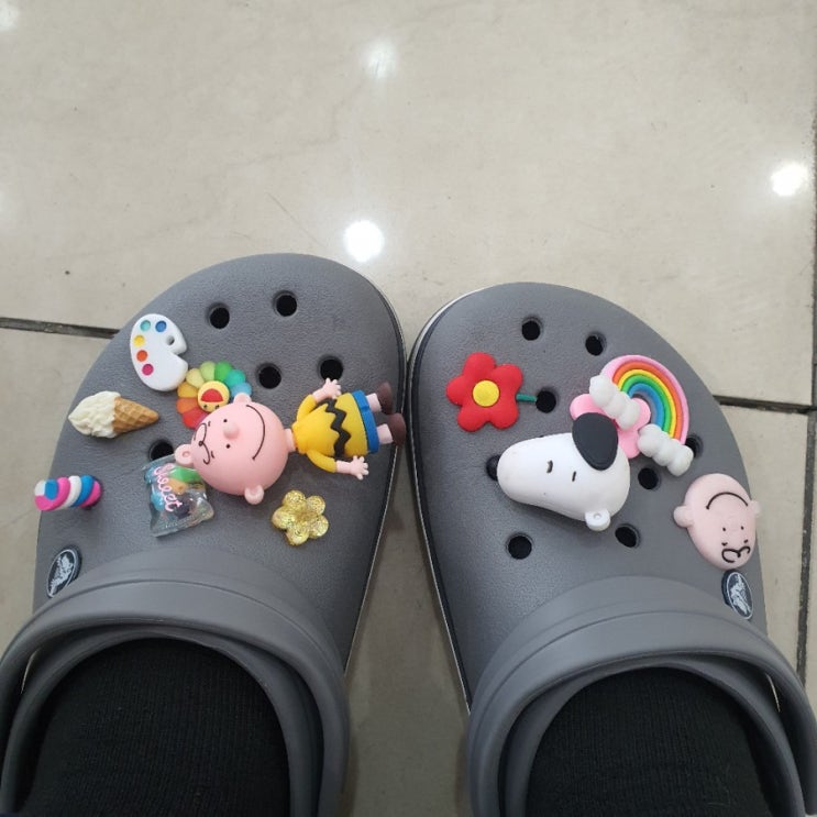  내돈내산> 한달 후리뷰<크록스 크록밴드 그레이>