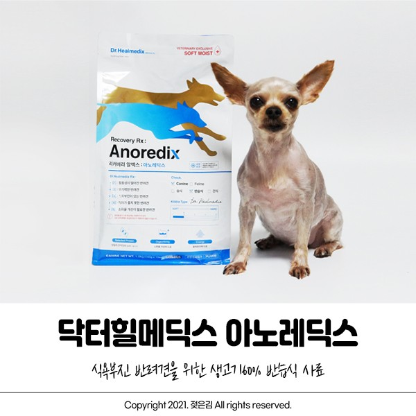 아노레딕스 반습식사료 기호성 좋은 강아지사료 강추!