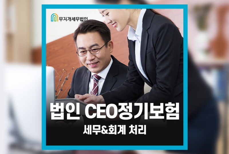 (무지개세무법인) 법인 CEO 정기보험세무&회계처리