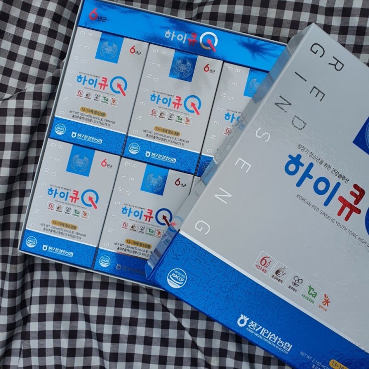  면역력 높이는 홍삼,풍기인삼농협 황풍정 하이큐로 선택했어요:))