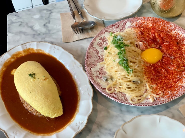  을지로 충무로 양식 맛집 을지다락, 특히 오므라이스가 맛있는 곳