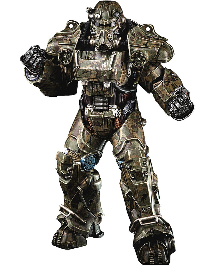  [SnapNews] 쓰리제로, 폴아웃(Fallout), T-60 카모플라지 파워 아머 피규어 발매