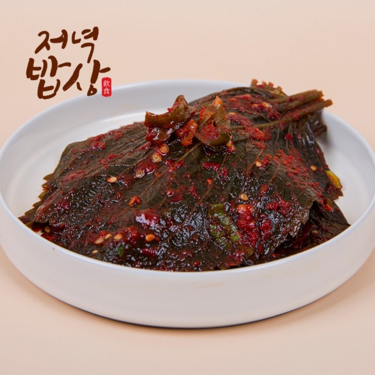 후기가 정말 좋은 맛있는 가정식반찬 배달 절임 장아찌, 02_양념깻잎 / 500g 좋아요