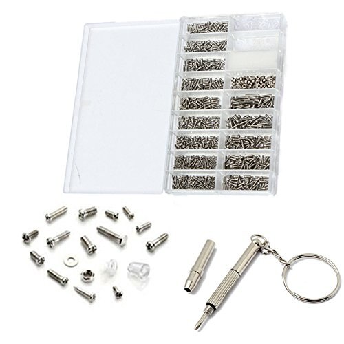 핵가성비 좋은 다기능 스크루 드라이버 수리 키트 도구 1000Pcs 마이크로 안경 나사 너트|Screwdriver|, 1개, 은, 단일 추천해요 핵가성비 좋은 다기능 스크루 드라이버 수리 키트 도구 1000Pcs 마이크로 안경 나사 너트|Screwdriver|, 1개, 은, 단일 추천해요