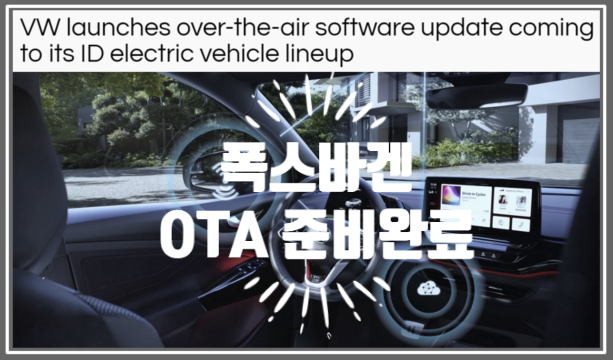  영어로 읽는 전기차 - 폭스바겐 드디어 OTA 업데이트 론칭 (feat. 테슬라 소프트웨어 기술력을 넘어라)