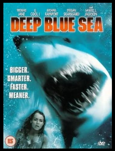 영화 딥 블루 씨 Deep Blue Sea 1999 줄거리 결말 후기