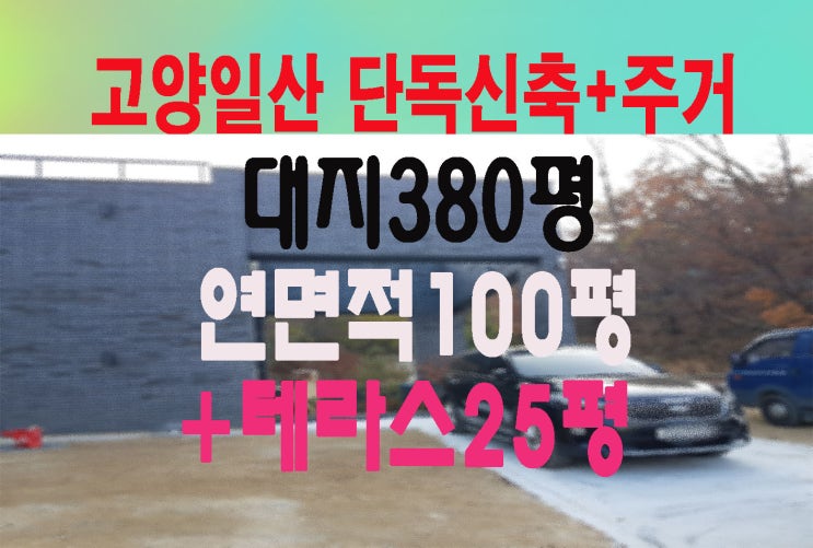  고양시덕양구 살면서 영업도 하자! 1층영업 2층3층 주거+테라스 동물병원 카페 전시장등 추천 우아한단독상가형가든임대