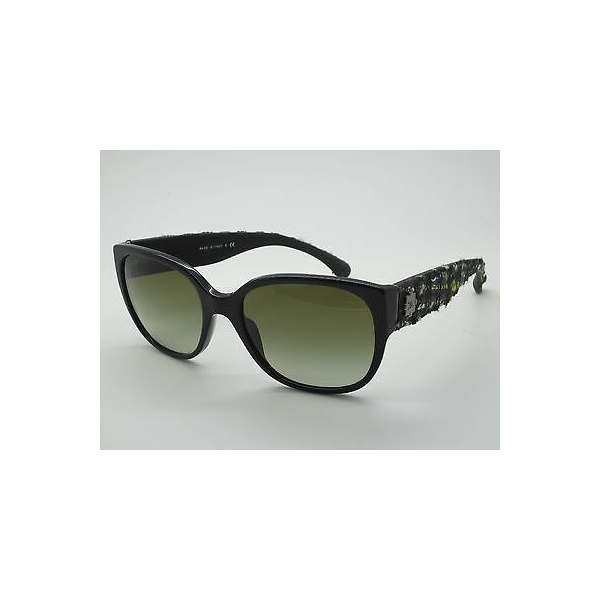 선택고민 해결 257032 / Authentic New CHANEL CC 5237 c. 1404/3M Black Tweed Collection Sunglasses 좋아요