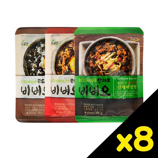 최근 많이 팔린 산채만 비벼요 8봉 고소한맛/살짝매운맛/산채비빔밥, 01.곤드레로 비벼요 고소한맛 85g 8봉, 상세설명 참조 좋아요 최근 많이 팔린 산채만 비벼요 8봉 고소한맛/살짝매운맛/산채비빔밥, 01.곤드레로 비벼요 고소한맛 85g 8봉, 상세설명 참조 좋아요