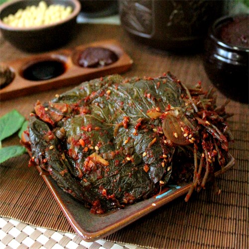 인지도 있는 풍성한 순창 전통 명인 고추장 깻잎 장아찌, 1팩, 1kg 좋아요