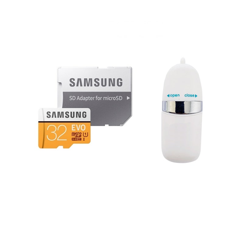 당신만 모르는 삼성전자 마이크로 SD EVO + SD어댑터 + USB리더기, 32GB ··· 당신만 모르는 삼성전자 마이크로 SD EVO + SD어댑터 + USB리더기, 32GB ···