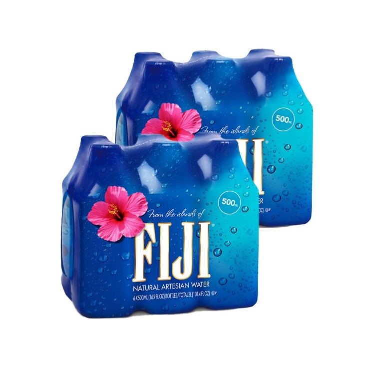 최근 많이 팔린 FIJI Natural Artesian Water 피지워터 500ml (16.9 fl oz) 6묶음 2팩 좋아요