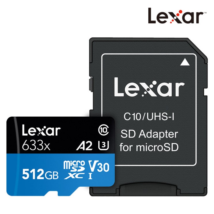 의외로 인기있는 렉사공식 정품 microSD카드 633배속 UHS-Ⅰ급 512GB, 단품 좋아요 의외로 인기있는 렉사공식 정품 microSD카드 633배속 UHS-Ⅰ급 512GB, 단품 좋아요