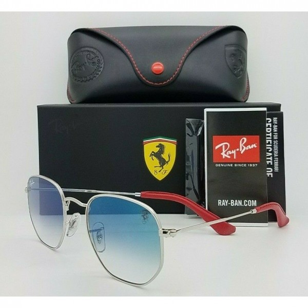 인지도 있는 428462 / NEW Rayban Ferrari sunglasses RB3548NM F0073F 51mm Silver Light Blue Gradient 추천해요