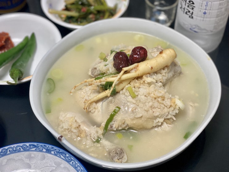  복날엔 역시 더반찬& 찹쌀누룽지삼계탕
