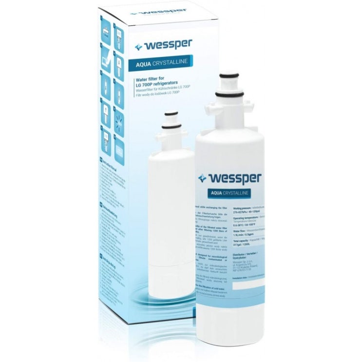 잘팔리는 Wessper 아쿠아 크리스탈 냉장고 물 필터 호환 베코 9256712 4394650100 SBS4K 블롬버그 KFD9952PXD IWD1004ET KFD9952P, 단 잘팔리는 Wessper 아쿠아 크리스탈 냉장고 물 필터 호환 베코 9256712 4394650100 SBS4K 블롬버그 KFD9952PXD IWD1004ET KFD9952P, 단