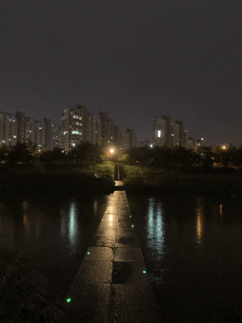  비 산책