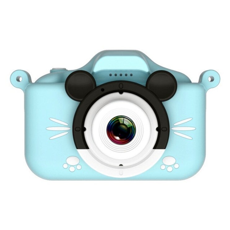 요즘 인기있는 [비핏몰] 촬영 사진 장치에 대한 귀여운 어린이 카메라 2 듀얼 렌즈 20MP Hd 키즈 카메라 미니 디지털 카메라 아기 장난감 소녀 소년 선물, 푸른, 중국, 표준