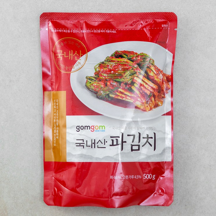 후기가 좋은 곰곰 파김치 (냉장), 500g, 1개 추천해요