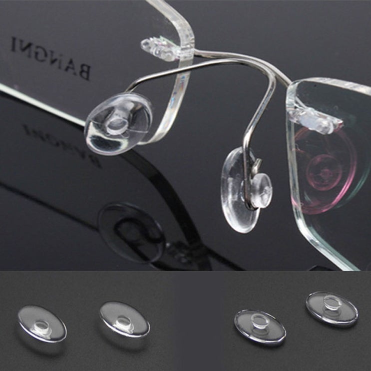 요즘 인기있는 투머치 안경 코받침 실루엣안경 실리콘 끼우는 코패드 무테 ···