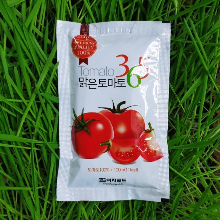 후기가 정말 좋은 과즙만100% 텁텁하지 않는 맑은토마토즙 토마토주스 착즙 100ml/40포, 일반포장 ···