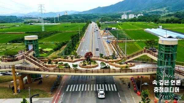 [충청미디어] 제천 삼한의 초록길 '에코브릿지 개통' 주민안전·관광기반 갖춰