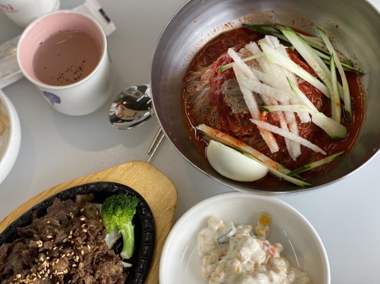  연희동 냉면 수라면옥 철판불고기에 환상조합