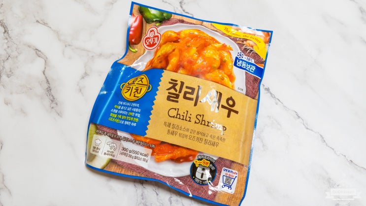  오뚜기 오즈키친 칠리새우! 칠리소스가 내 입맛엔 별로... 하지만 새우의 통통함은 좋아