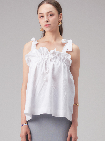 최근 많이 팔린 로희어패럴 로희어패럴 FRILL STRAP TOP WHITE 좋아요 최근 많이 팔린 로희어패럴 로희어패럴 FRILL STRAP TOP WHITE 좋아요