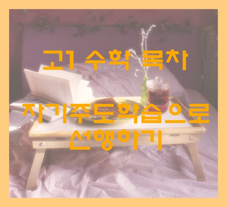  고1 수학 목차, 중3 여름방학 자기주도학습 선행하기