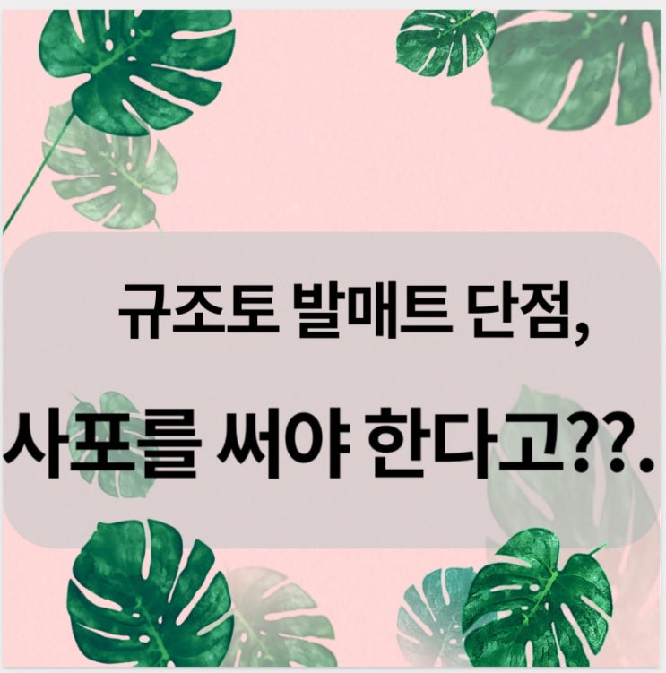  규조토 발매트 단점, 사포를 써야 한다고??