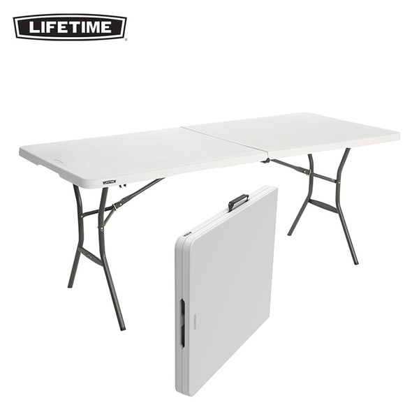 인지도 있는 라이프타임 코스트코 캠핑 야외 접이식 테이블, 하얀 추천해요