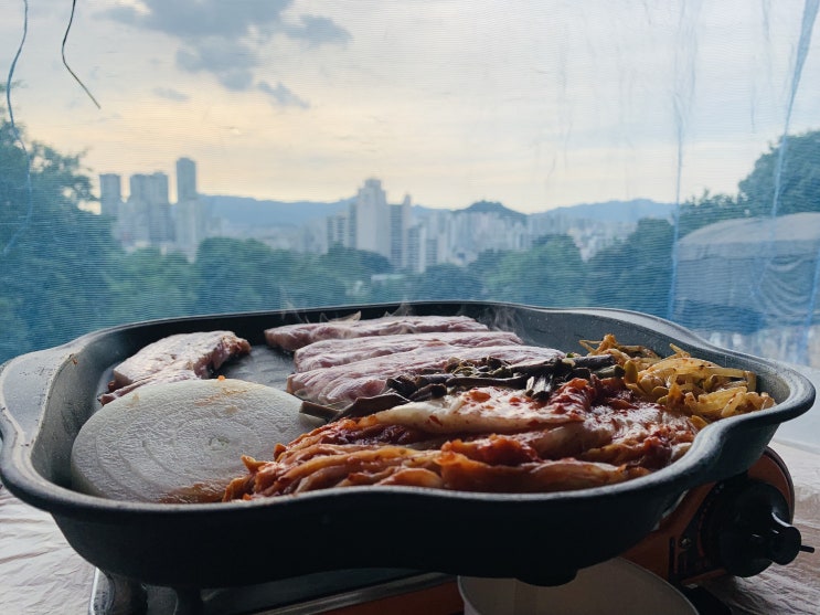  망우동 경치 야경이 끝내주는 용마산 숨은 맛집 용마쉼터(용마랜드)