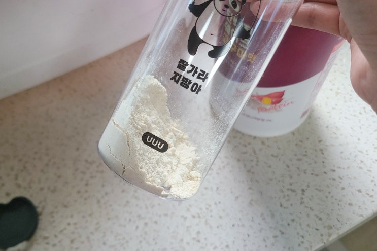  맛있는 유유유 단백질 쉐이크 식단 조절 중