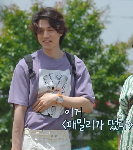  바라던바다 이동욱 패션 아크네스튜디오 티셔츠